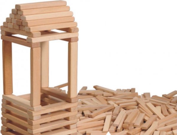 Ahşap Senka Denge Oyunu (Uzun Parçalar)