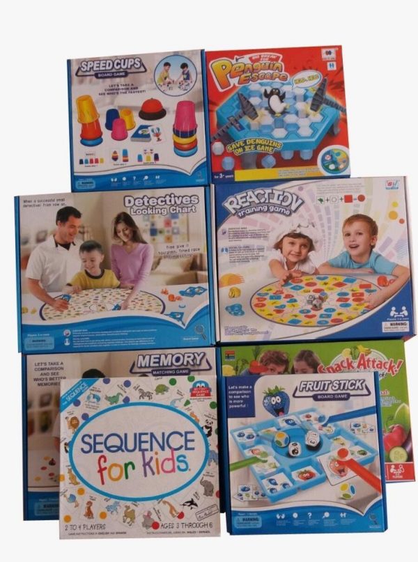 OKUL ÖNCESİ AKIL VE ZEKA OYUNLARI SETİ (8 oyun)