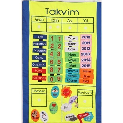 TAKVİM PANOSU (CIRTCIRTLI) TAKVİM PANOSU (CIRTCIRTLI)